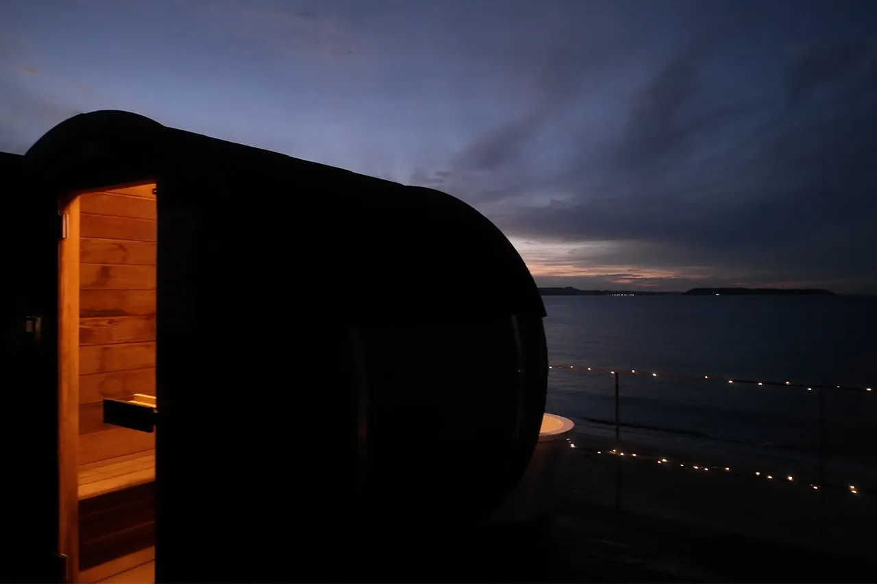 海が見えるサウナ